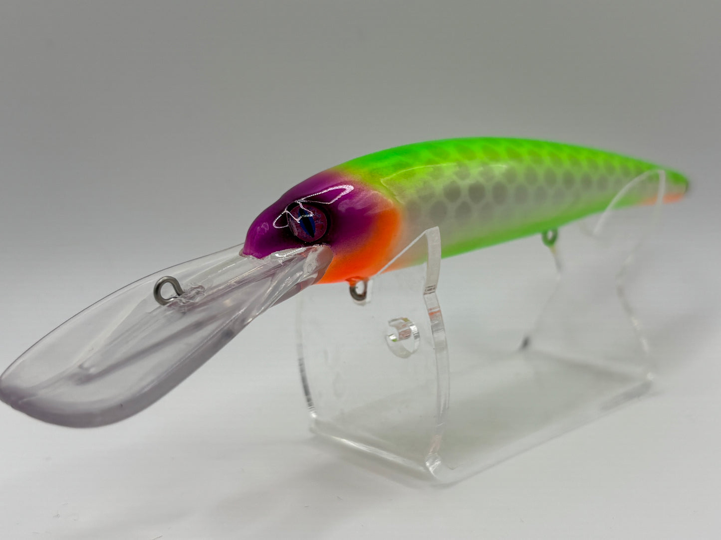 Deep Diving Bandit Style Lure Neon Clown