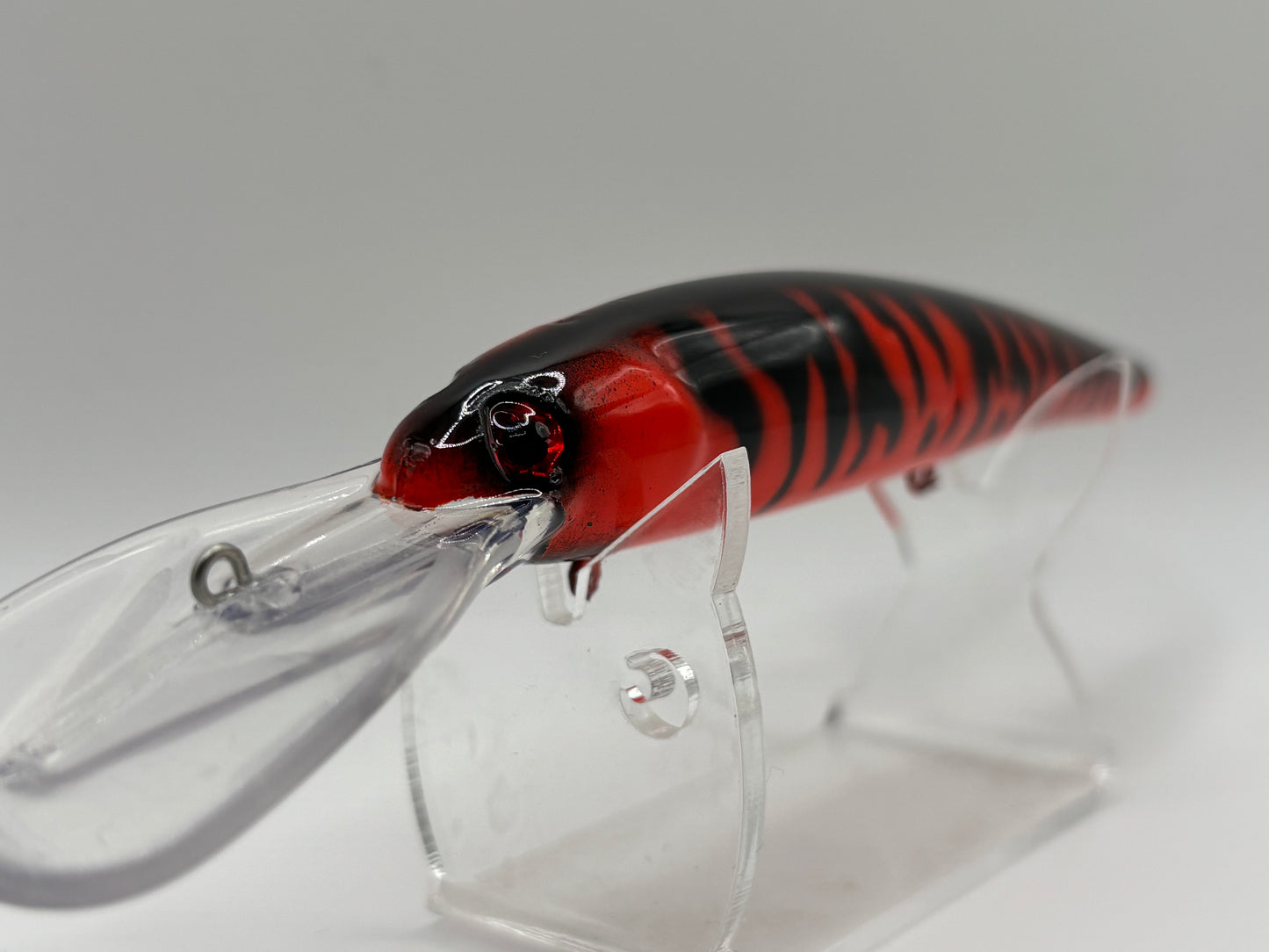 Deep Diving Bandit Style Lure Neon Red Firetiger