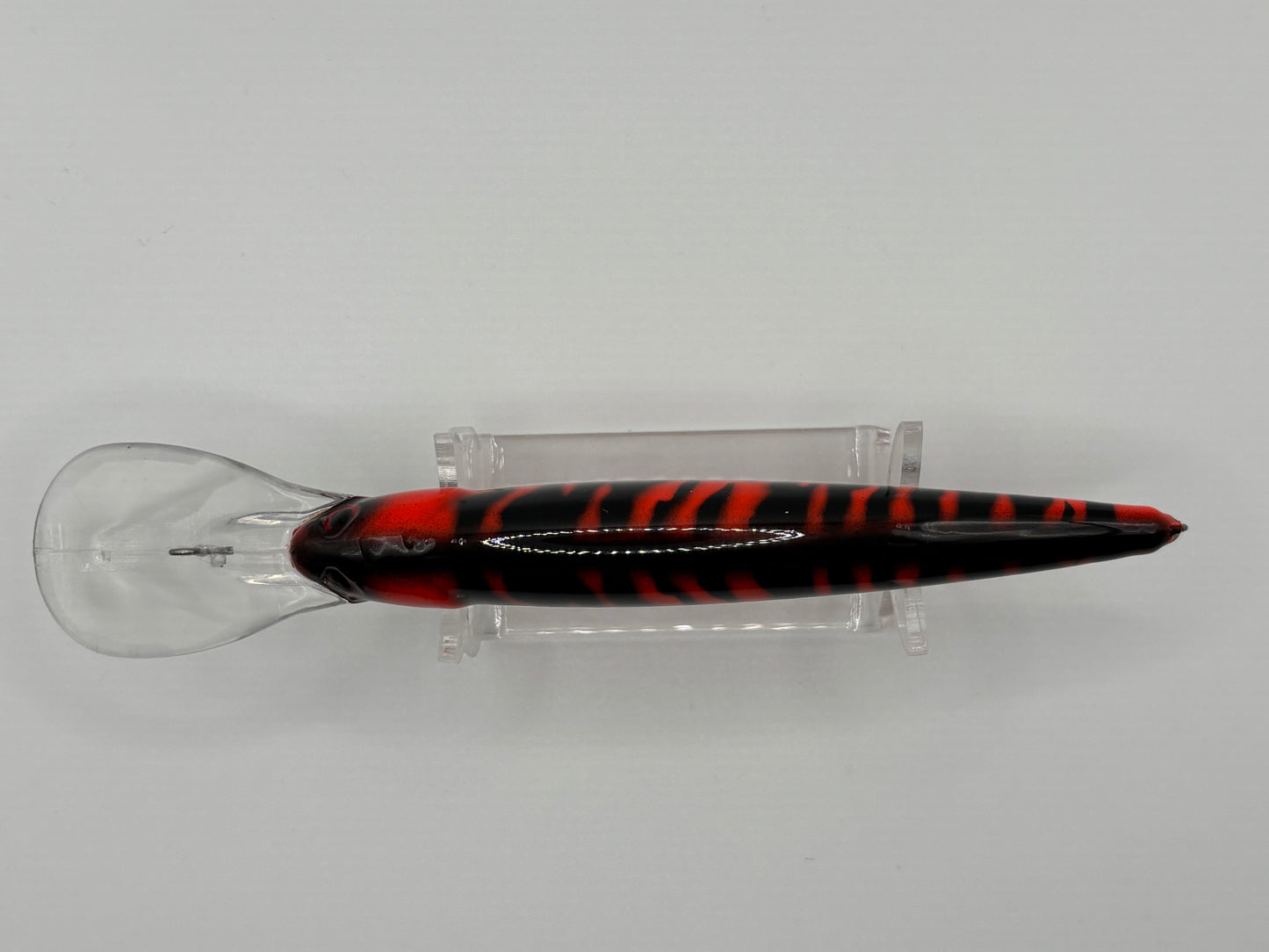 Deep Diving Bandit Style Lure Neon Red Firetiger