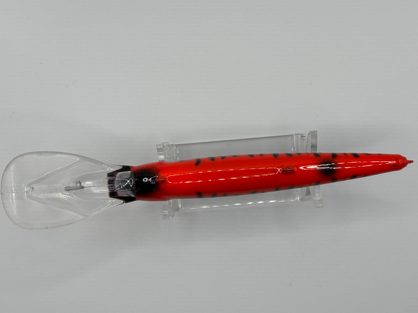 Deep Diving Bandit Style Lure Neon Red Firetiger