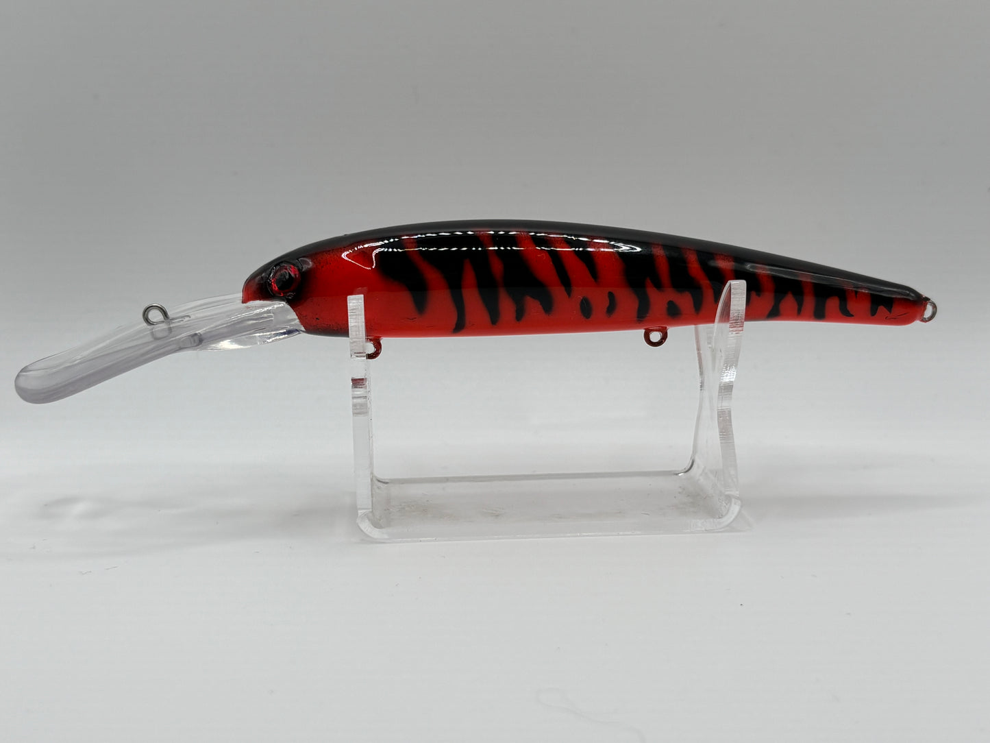 Deep Diving Bandit Style Lure Neon Red Firetiger
